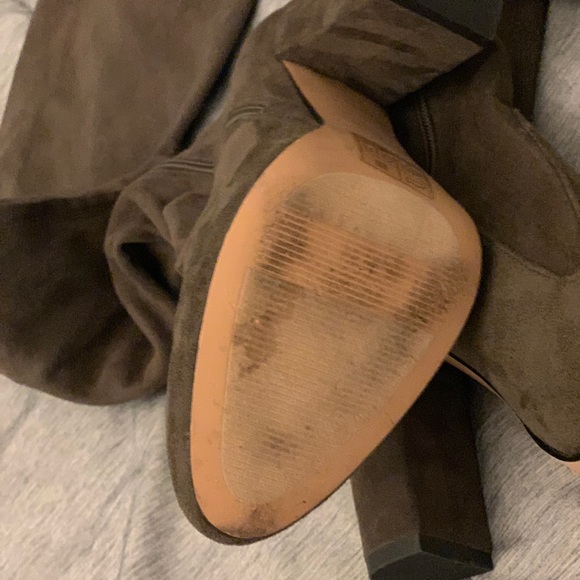 Aldo size 8.5 thigh high olive green boots - Picture 4 of 6